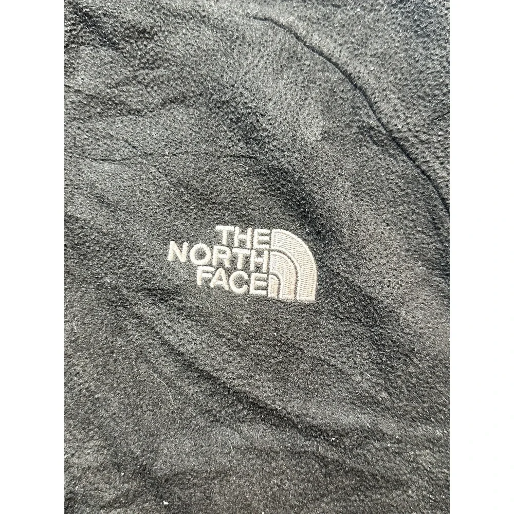 The North Face Fleece Jacket Mens Medium Black Full Zip‎ Outdoor Hiking Warm